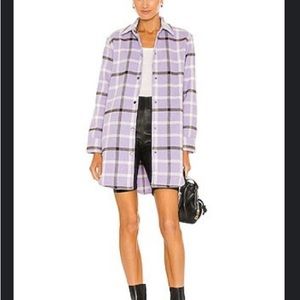 Lavender / light purple shacket